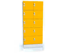 Premium lockers with ten lockable boxes ALFORT AD 1920 x 800 x 520